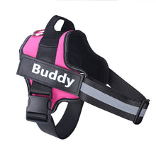 Load image into Gallery viewer, Dog Harness No Pull Reflective Breathable Pet Harness With Name For Dogs Custom Patch Adjustable Outdoor Walking Dog Supplies