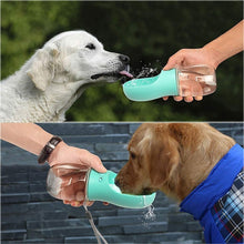 Load image into Gallery viewer, 350/550ML Portable Pet Dog Water Bottle For Small Large Dogs Travel Puppy Cat Drinking Bowl Bulldog Water Dispenser Feeder