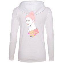 Load image into Gallery viewer, Cancer Girl Power Ladies&#39; LS T-Shirt Hoodie