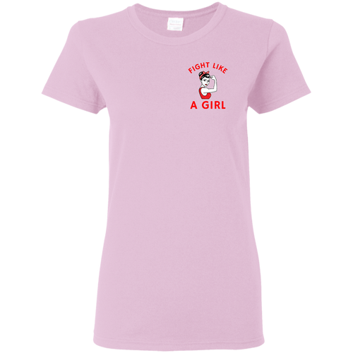 Cancer Girl Power Ladies' 5.3 oz. T-Shirt