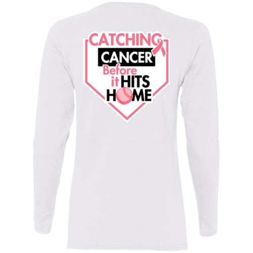 Ladies 2nd Base Cotton LS T-Shirt