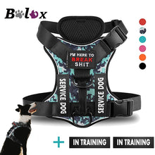 Load image into Gallery viewer, Dog Harness No pull Reflective Tactical Harness Vest for Small Large Pet Dogs Walking Training Outdoor Dog Supplies Free Patches