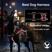 Load image into Gallery viewer, Dog Harness No pull Reflective Tactical Harness Vest for Small Large Pet Dogs Walking Training Outdoor Dog Supplies Free Patches